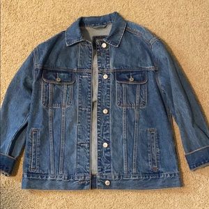 Oversized denim jacket